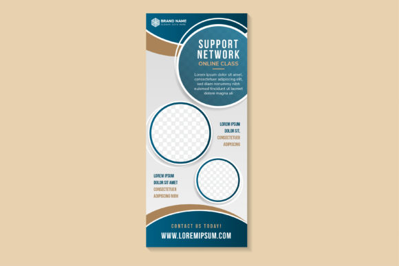 h1Network Support Online Class Vertical Banner – Clean Print Graphics for Digital Sellers/h1