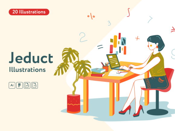 Jeduct Education: Graphics & Illustrations Review
