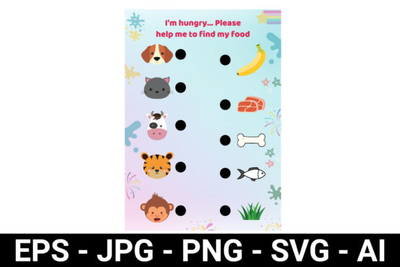 Kids Activity Book Graphics for Prek Crafting