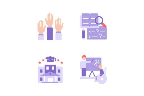 Learning Vector Flat Color Icon Set Review
