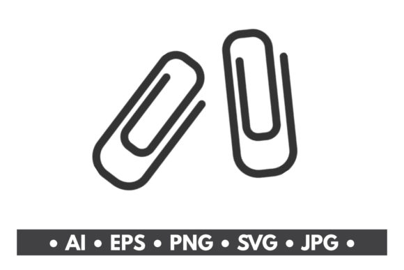 Paper Clip Icon: Graphics & Icons for Digital Sellers
