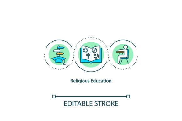 Religious Education Concept Icon Review