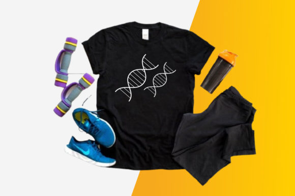 Science DNA T-shirt Vector for School Graphics & Print Templates
