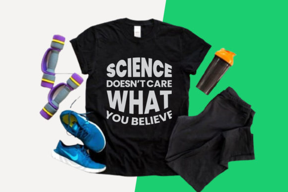 Science T-shirt Design Template SVG: Graphics for Print Templates & Craft Projects
