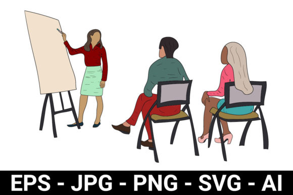The Flat Character Graphics for Modern Illustrations